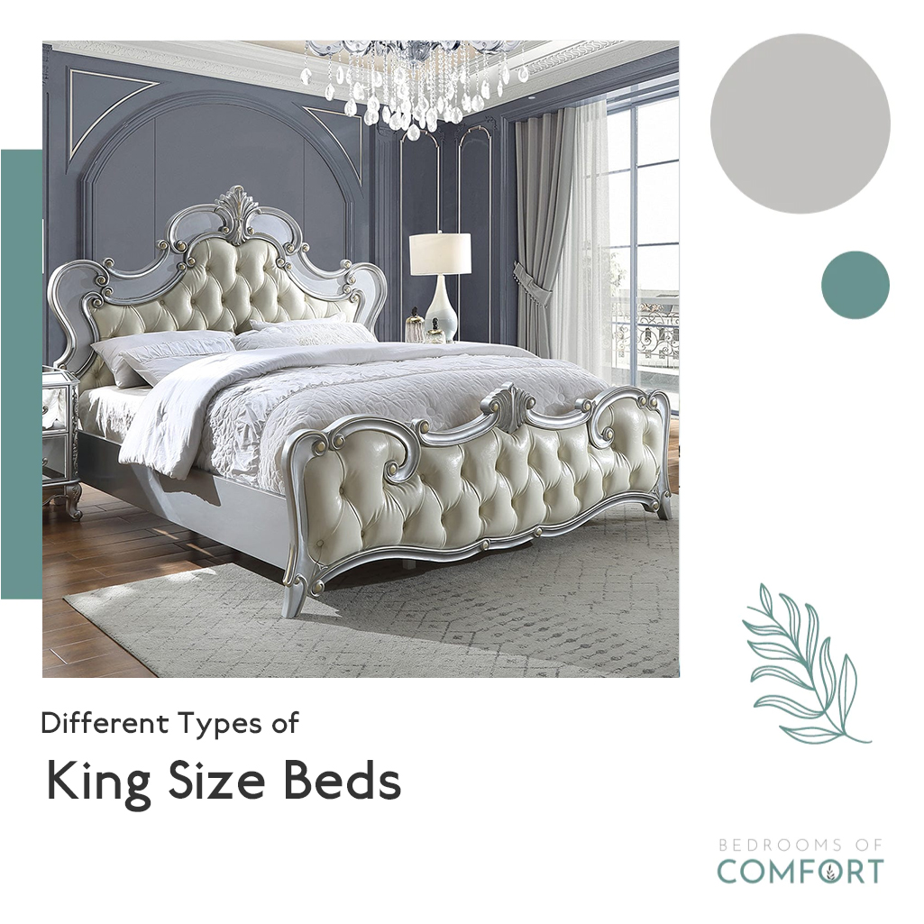 Different Types of King Size Beds Bedrooms of Comfort