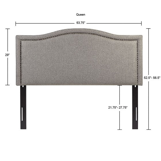 Creme Nadine Upholstery Headboard By Madison Park
