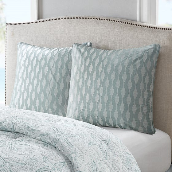 Maya Bay Euro Sham Throw Pillows By Harbor House