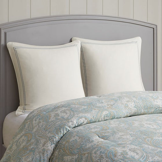 Chelsea Cotton European Sham Throw Pillow By Harbor House