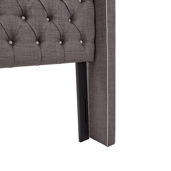 Dark Gray Amelia Upholstery Headboard By Madison Park