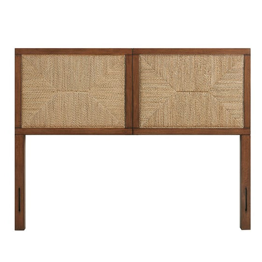 Seagate Handcrafted Seagrass Headboard Queen By INK+IVY