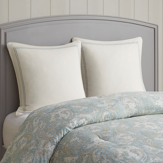 Harbor House Blue Chelsea Cotton European Sham