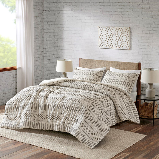 INK+IVY Rhea Cotton Jacquard Comforter Mini Set