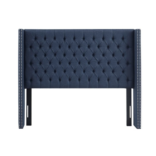 Navy Amelia Upholstery Headboard By Madison Park