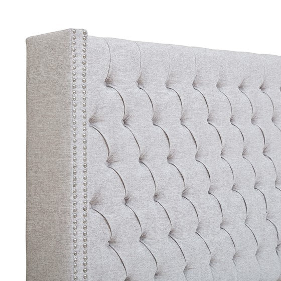 Gray Amelia Upholstery Headboard By Madison Park