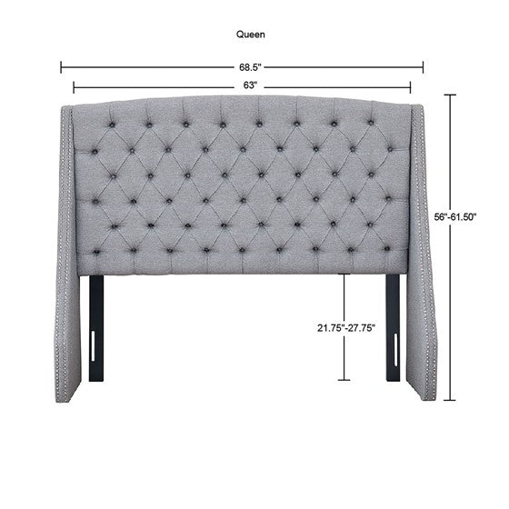Harper Upholstery Headboard By Madison Park