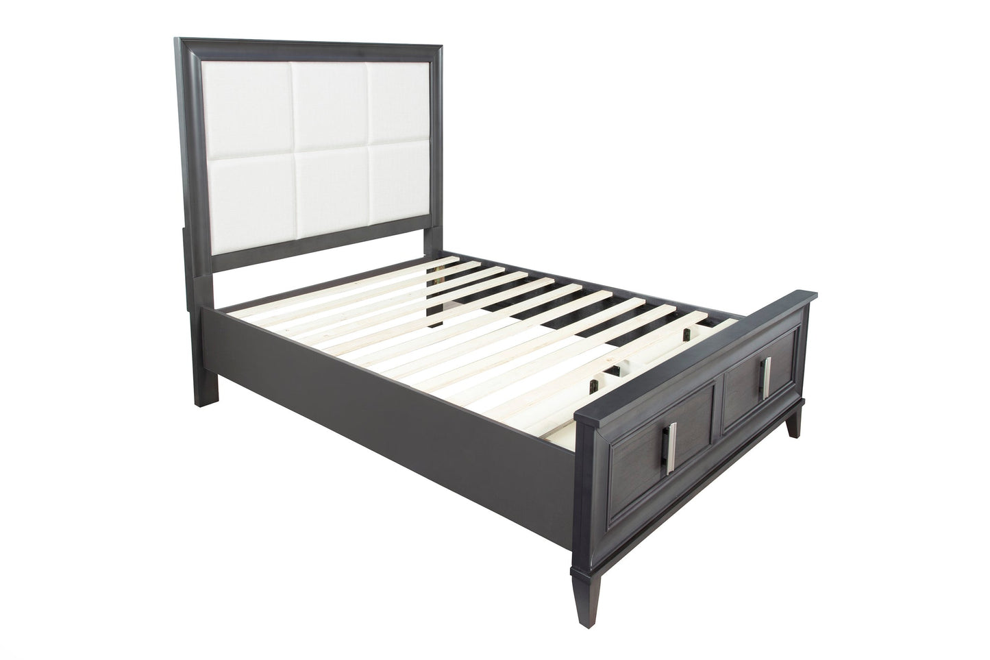 Alpine Furniture - Lorraine Storage Bed, Dark Grey