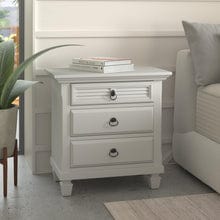 Alpine Furniture Nightstands Winchester 3 Drawer Nightstand 1306-W-NS