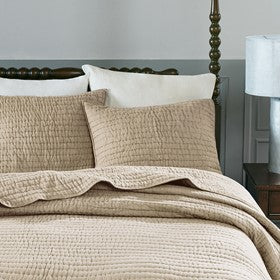 Serene 3 Piece Hand Quilted Cotton Quilt Set By Madison Park Signature