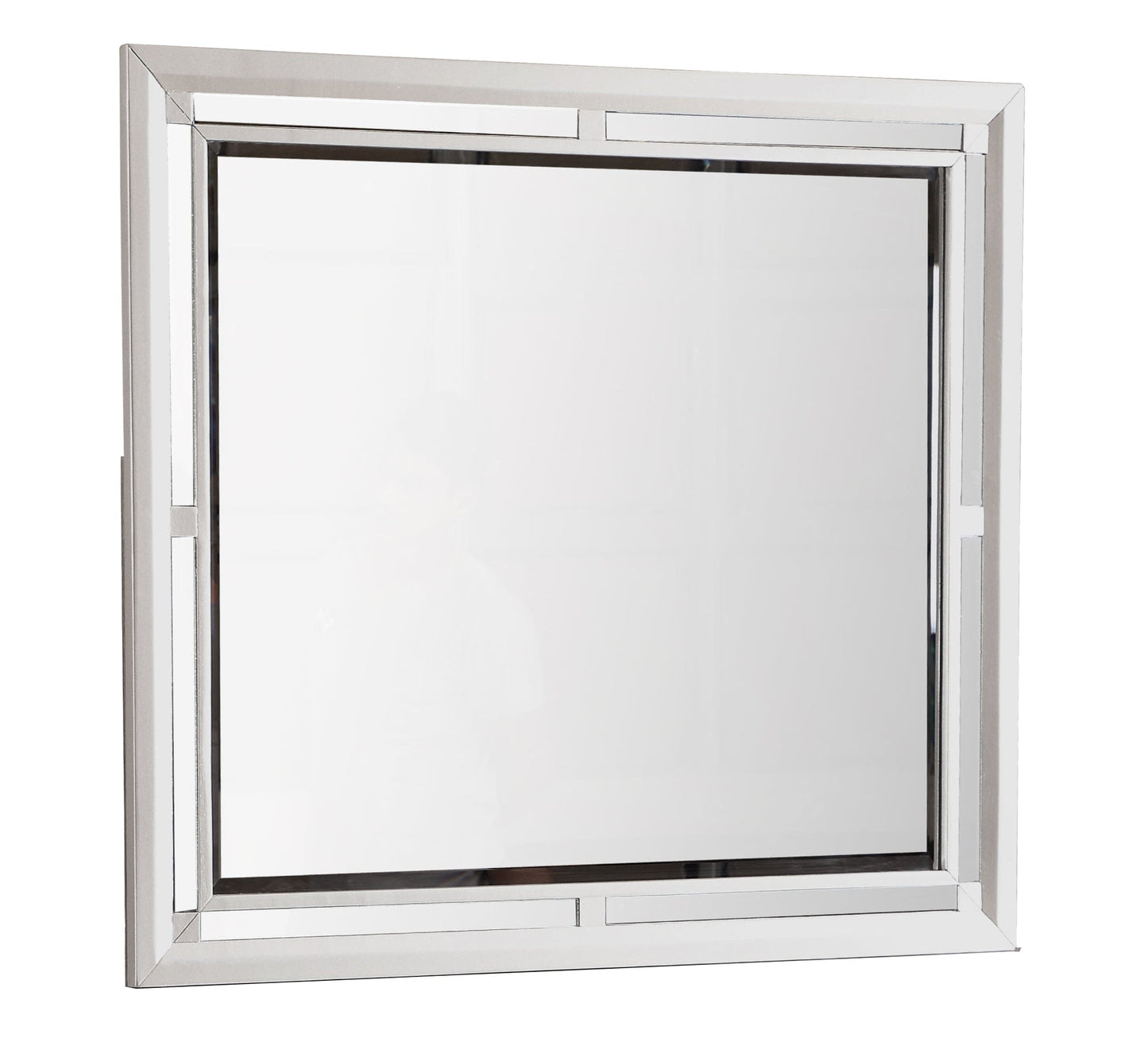 Glory Furniture Mirror Silver Champagne / 42"H X 36"W X 2"D Glory Furniture Alana G6800-M Mirror G6800-M