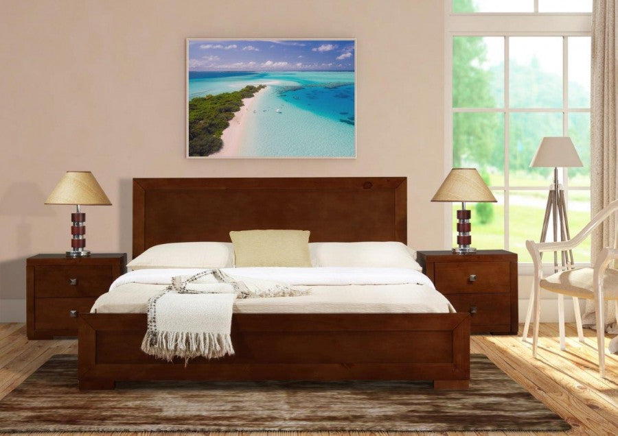 Trent Wooden Platform Bed