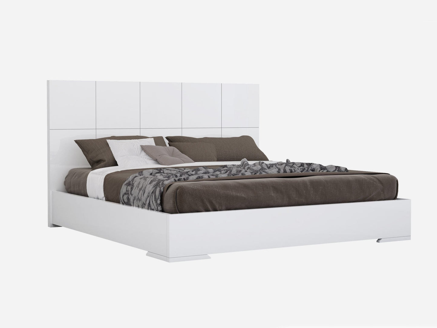 Whiteline Beds & Accessories Anna King Bed BK1207-WHT