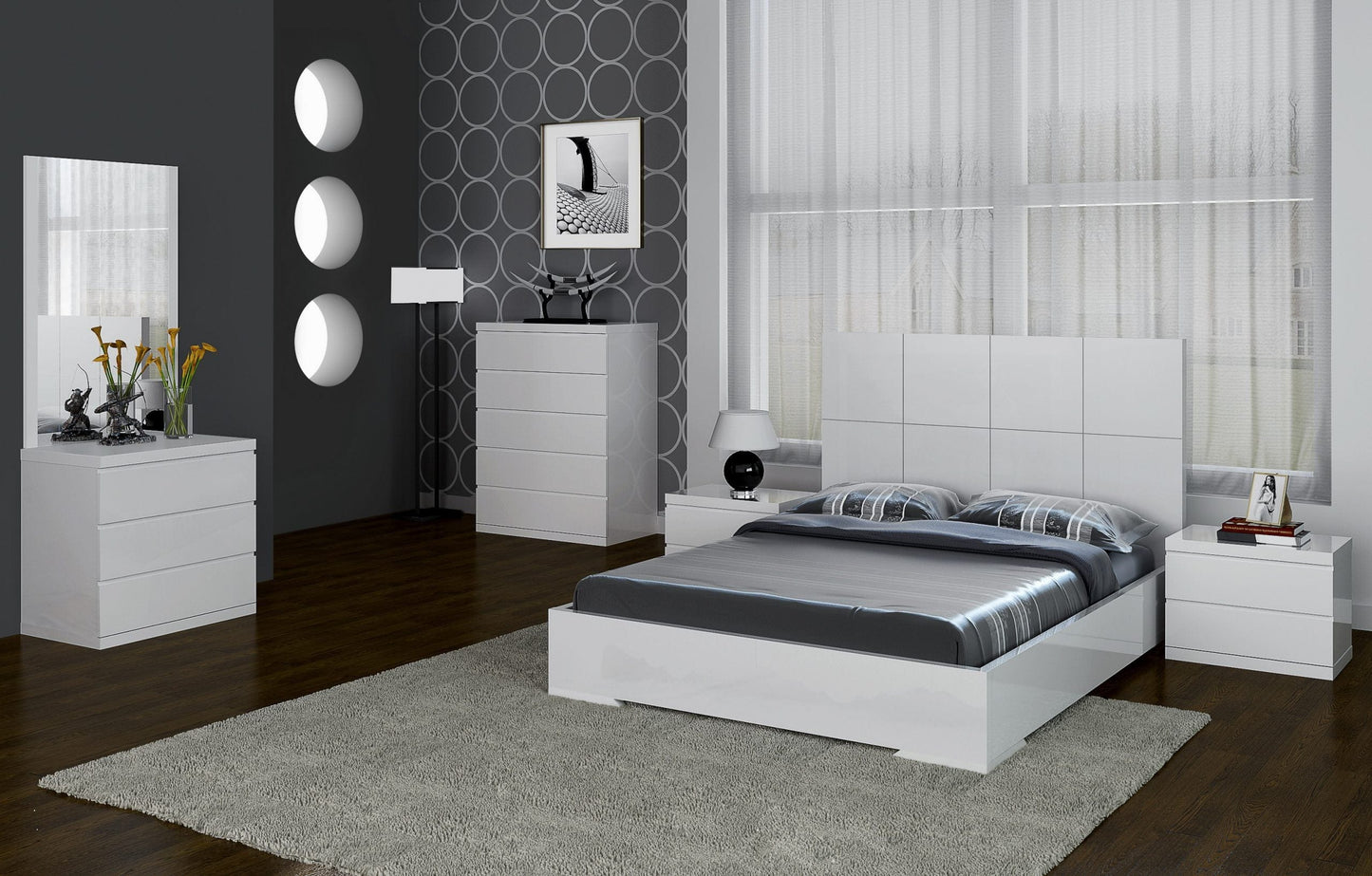 Whiteline Dressers Anna Single Dresser DR1207S-WHT