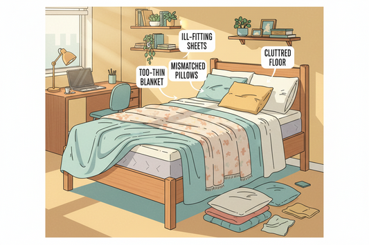 College Move-In Bedding Mistakes to Avoid