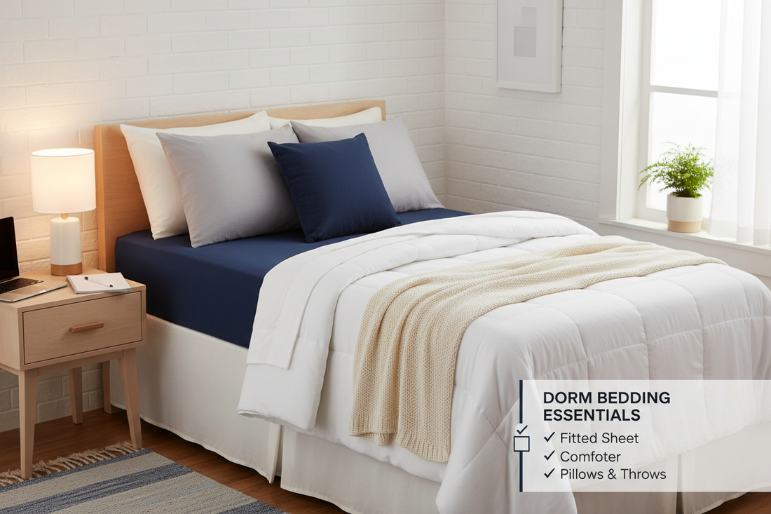 Dorm Room Bedding Checklist: What College Students Actually Need