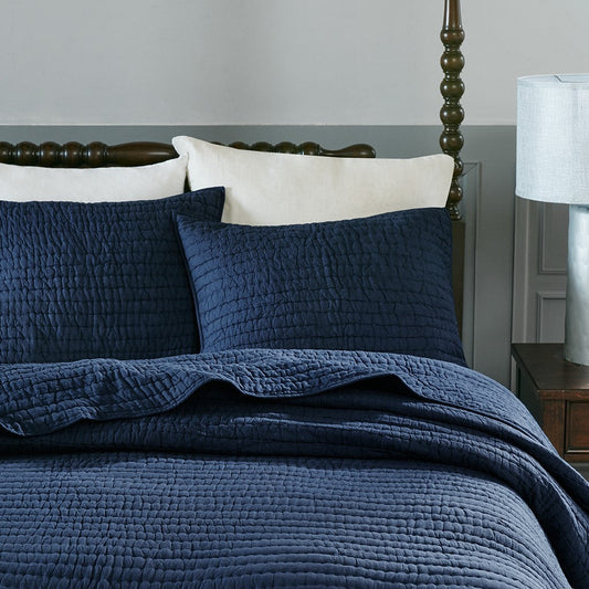 Fall Bedding Prep: The Pieces to Buy Before the First Cold Front - Serene Hand Quilted Cotton Quilt Set