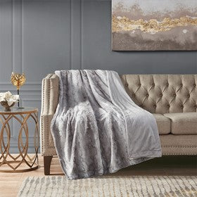 Oversized Faux Fur Throw By Madison Park