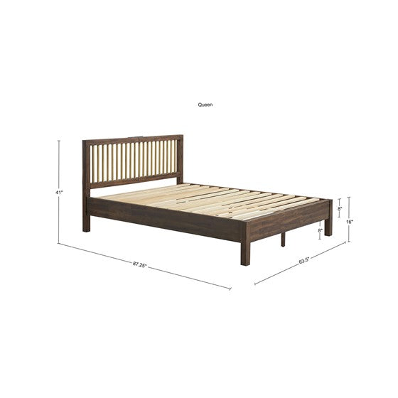 Queen Mercer Low Profile Platform Bed by INK+IVY II115-0419