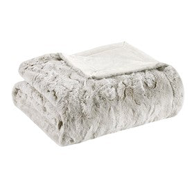Oversized Faux Fur Throw By Madison Park