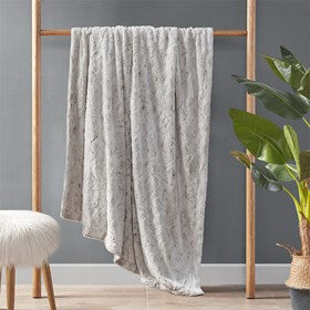 Oversized Faux Fur Throw By Madison Park