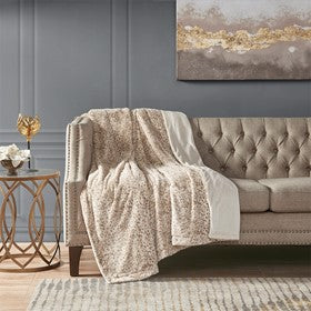 Oversized Faux Fur Throw By Madison Park