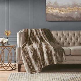 Oversized Faux Fur Throw By Madison Park