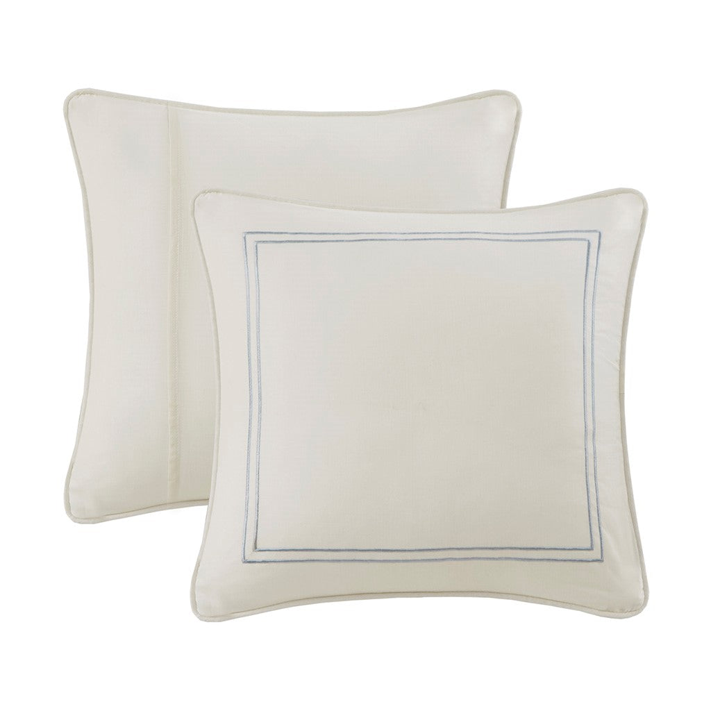 Harbor House Blue Chelsea Cotton European Sham