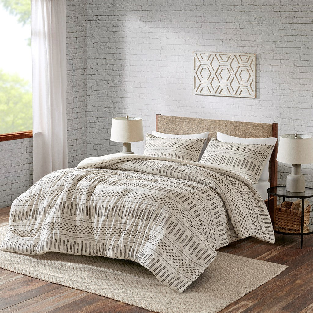 INK+IVY Rhea Cotton Jacquard Comforter Mini Set