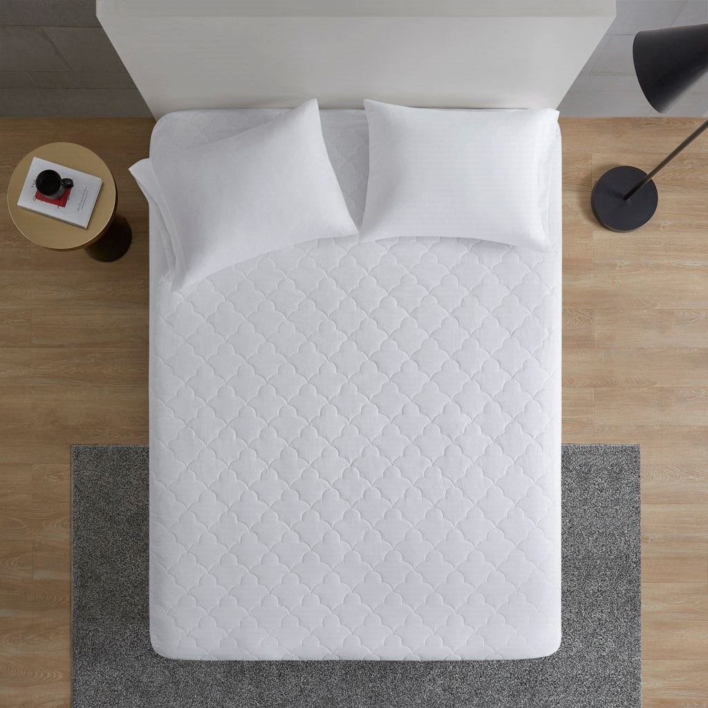 Sleep Philosophy All Natural Cotton Percale Quilted Mattress Pad
