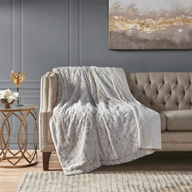 Oversized Faux Fur Throw By Madison Park