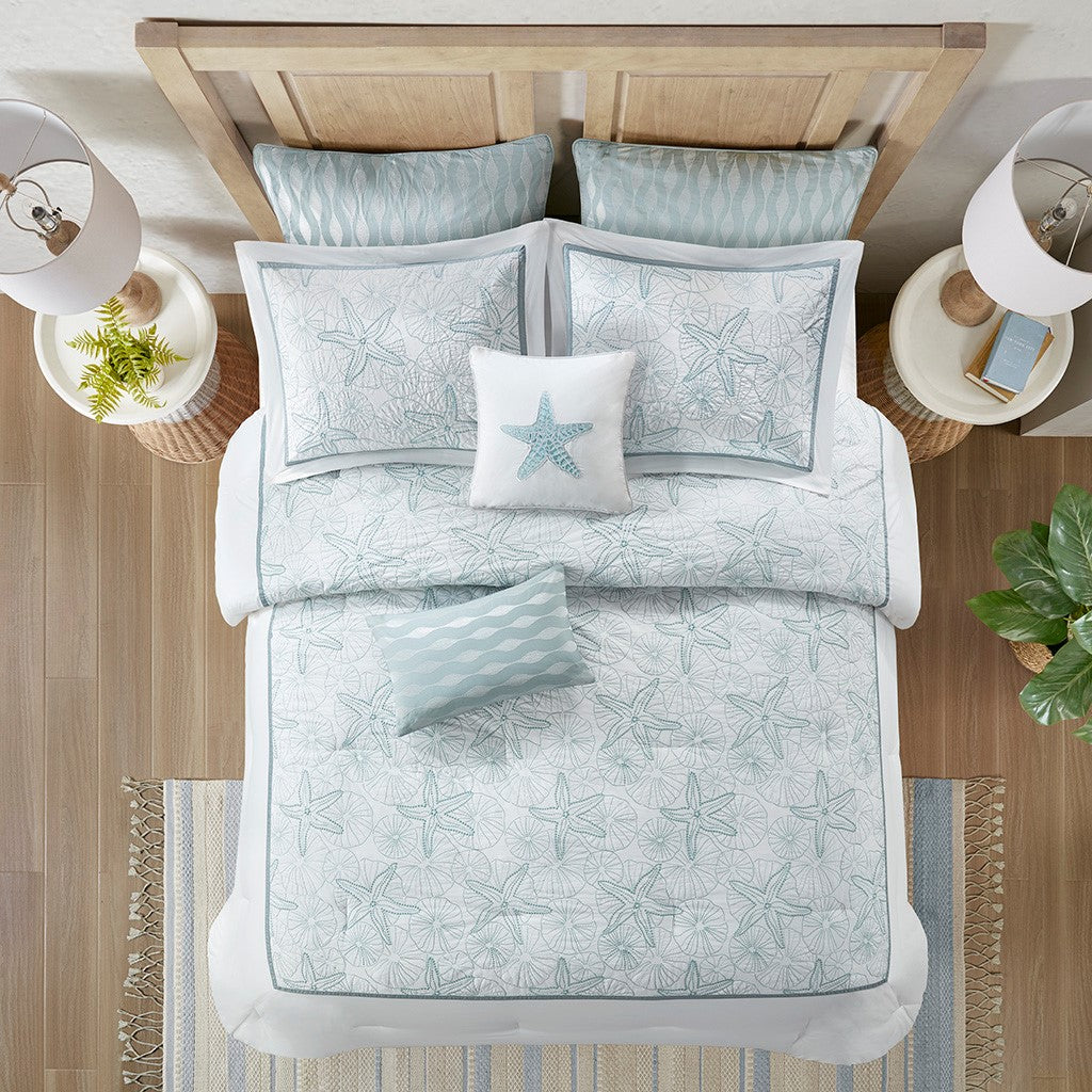 Harbor House Blue Maya Bay Euro Sham