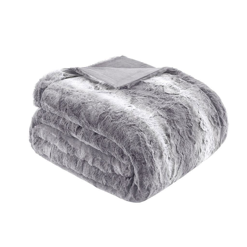 Madison Park Zuri Oversized Faux Fur Throw
