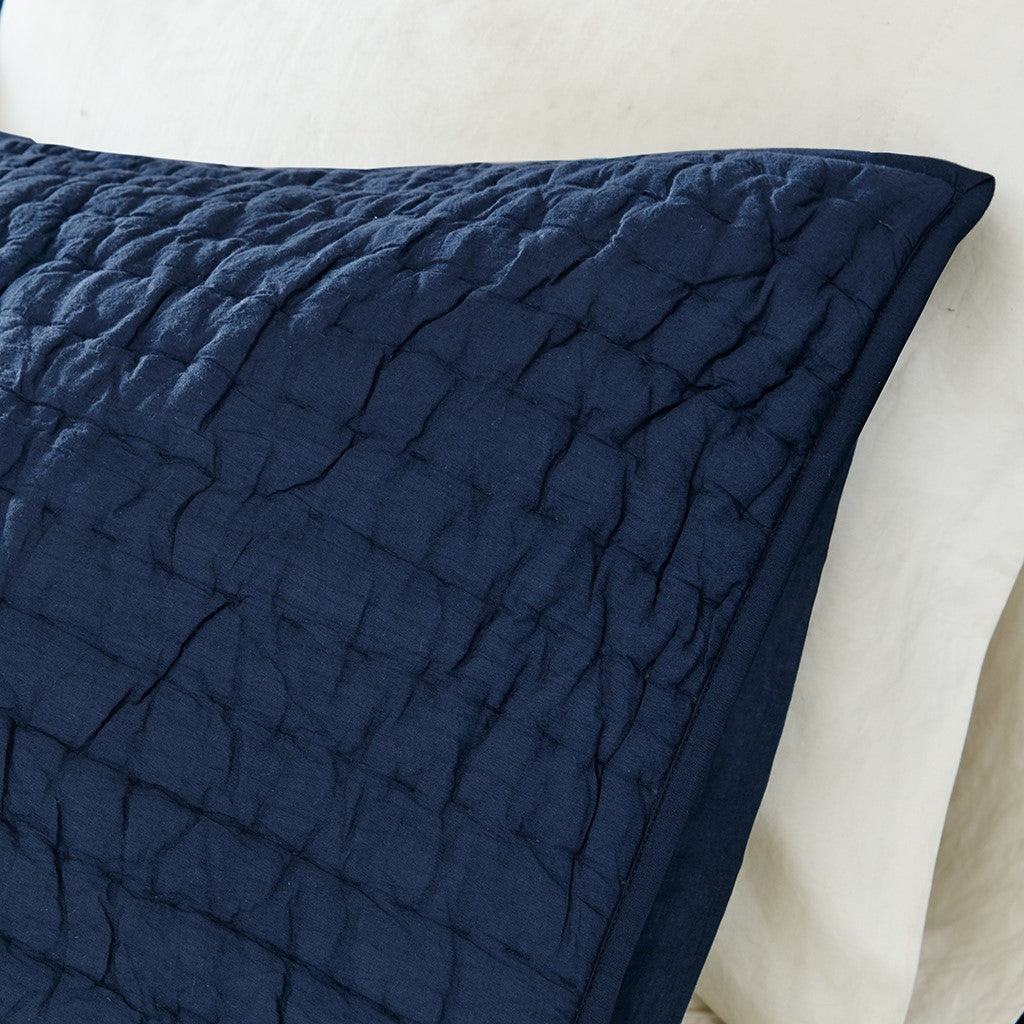 Madison Park Signature Serene 3 Piece Hand Quilted Cotton Quilt Set
