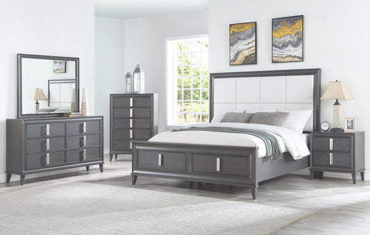 Lorraine Storage Bed great for extra space for bedding and storage. Alpine Furniture, 8171-01Q