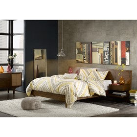 Clark Bed Set with 2 Nightstands by INK+IVY