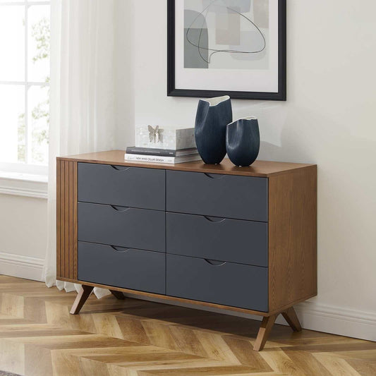 Modway Dressers Dylan Dresser by Modway MOD-6677-WAL-GRY